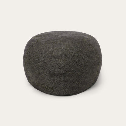 Men/Women Caps & Truckers Stetson Herringbone Linen Ivy Cap Olive Herringbone