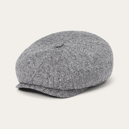 Men/Women Caps & Truckers Stetson Herringbone Silk Hatteras Black Herringbone