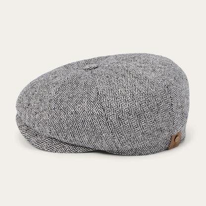 Men/Women Caps & Truckers Stetson Herringbone Silk Hatteras Black Herringbone