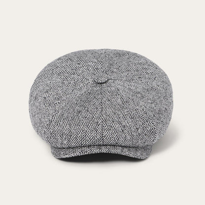 Men/Women Caps & Truckers Stetson Herringbone Silk Hatteras Black Herringbone