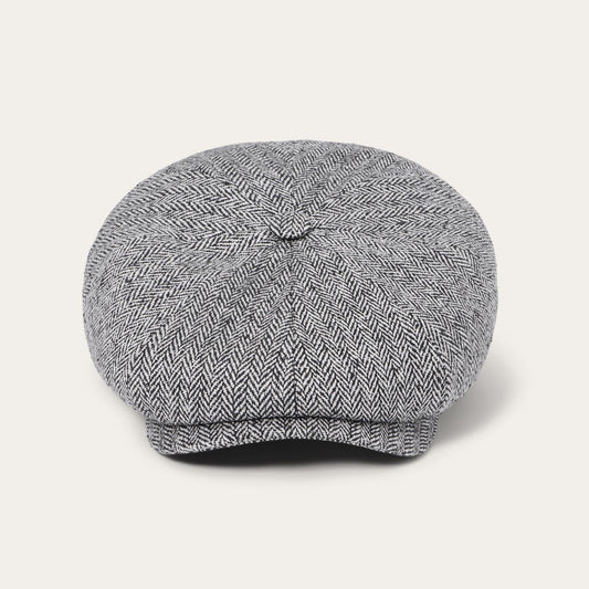 Men/Women Caps & Truckers Stetson Herringbone Silk Hatteras Black Herringbone