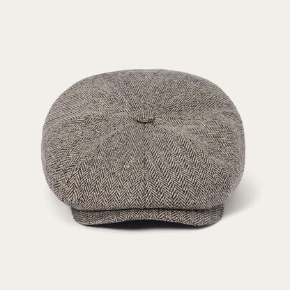 Men/Women Caps & Truckers Stetson Herringbone Silk Hatteras Black/brown Herringbone