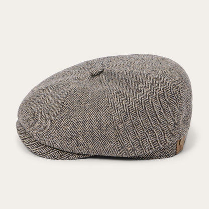 Men/Women Caps & Truckers Stetson Herringbone Silk Hatteras Black/brown Herringbone