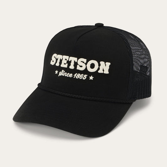 Men/Women Caps & Truckers Stetson Lasso Trucker Cap Black