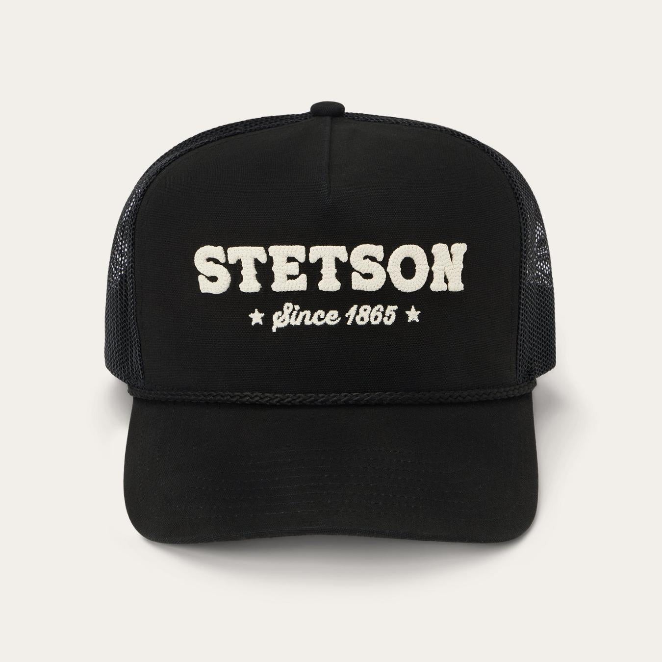 Men/Women Caps & Truckers Stetson Lasso Trucker Cap Black