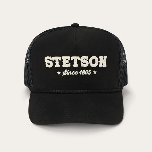 Men/Women Caps & Truckers Stetson Lasso Trucker Cap Black