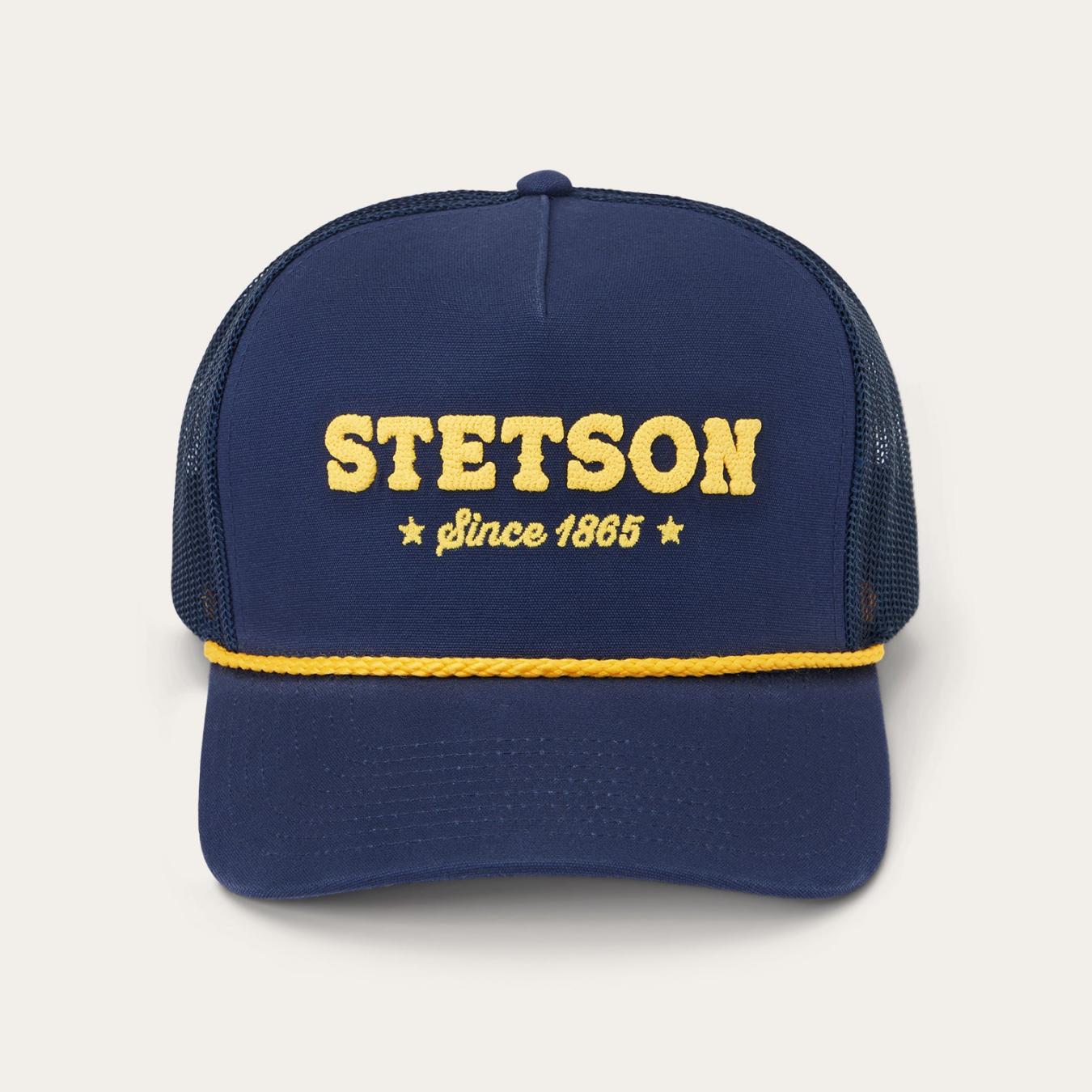 Men/Women Caps & Truckers Stetson Lasso Trucker Cap Navy