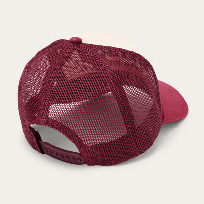 Men/Women Caps & Truckers Stetson Lasso Trucker Cap Off White / Maroon
