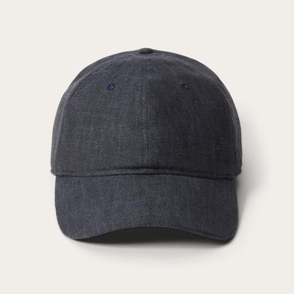Men/Women Caps & Truckers Stetson Linen Baseball Cap Dark Grey