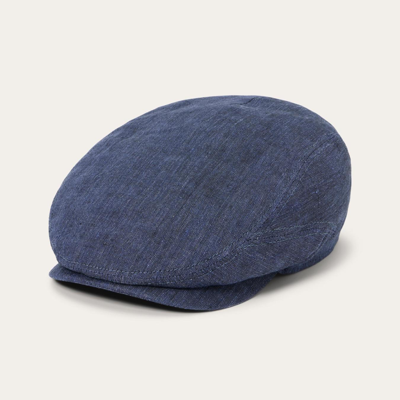 Men/Women Caps & Truckers Stetson Linen Driver Cap Blue