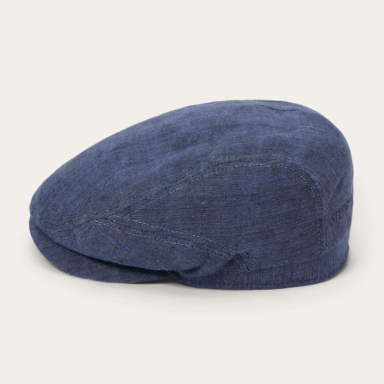 Men/Women Caps & Truckers Stetson Linen Driver Cap Blue