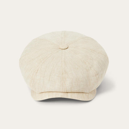 Men/Women Caps & Truckers Stetson Linen Hatteras Newsboy Beige