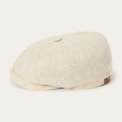 Men/Women Caps & Truckers Stetson Linen Hatteras Newsboy Beige