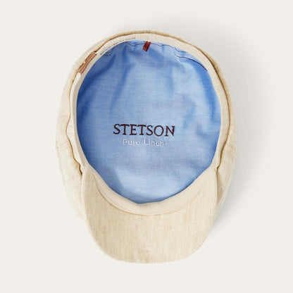 Men/Women Caps & Truckers Stetson Linen Hatteras Newsboy Beige