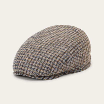 Men/Women Caps & Truckers Stetson Linen/Cotton Houndstooth Driver Cap Multicolor Houndstooth