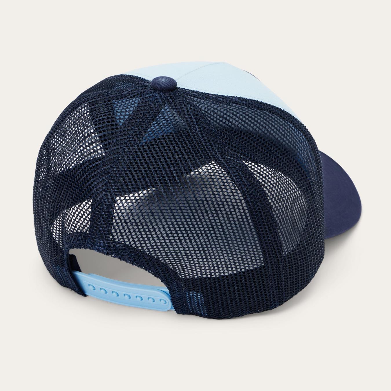 Men/Women Caps & Truckers Stetson Mountain Sunset Trucker Cap Light Blue / Navy