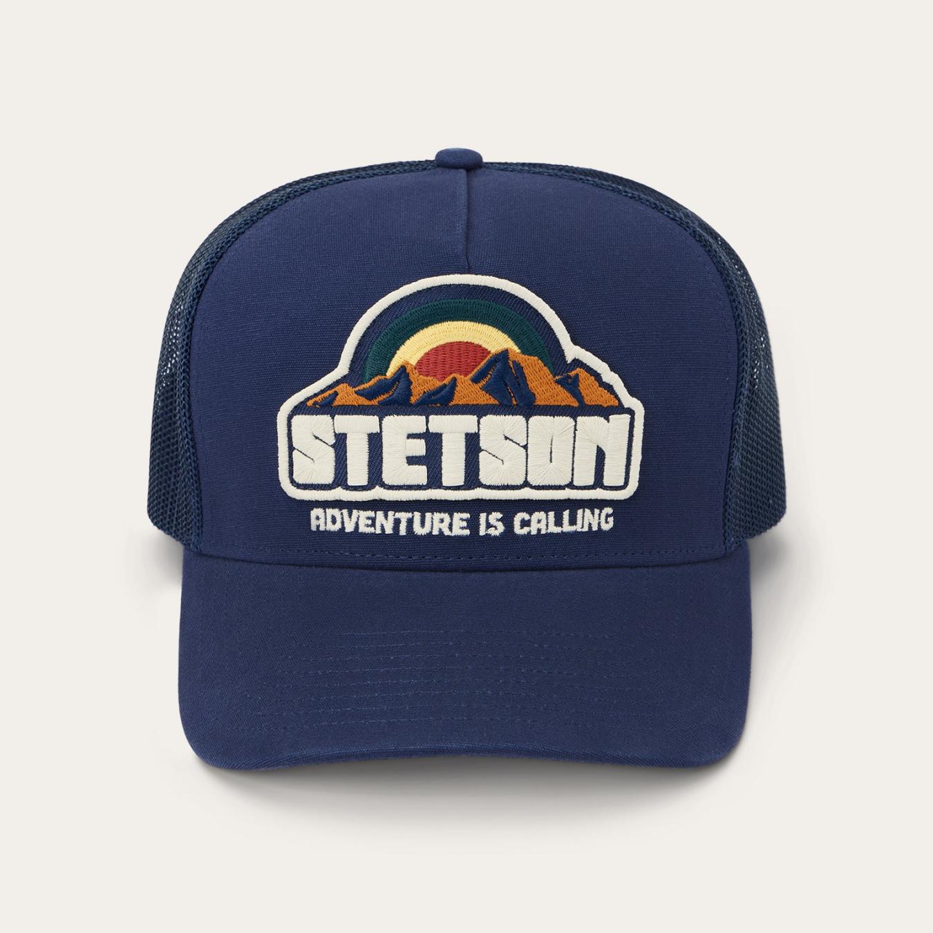 Men/Women Caps & Truckers Stetson Mountain Sunset Trucker Cap Navy
