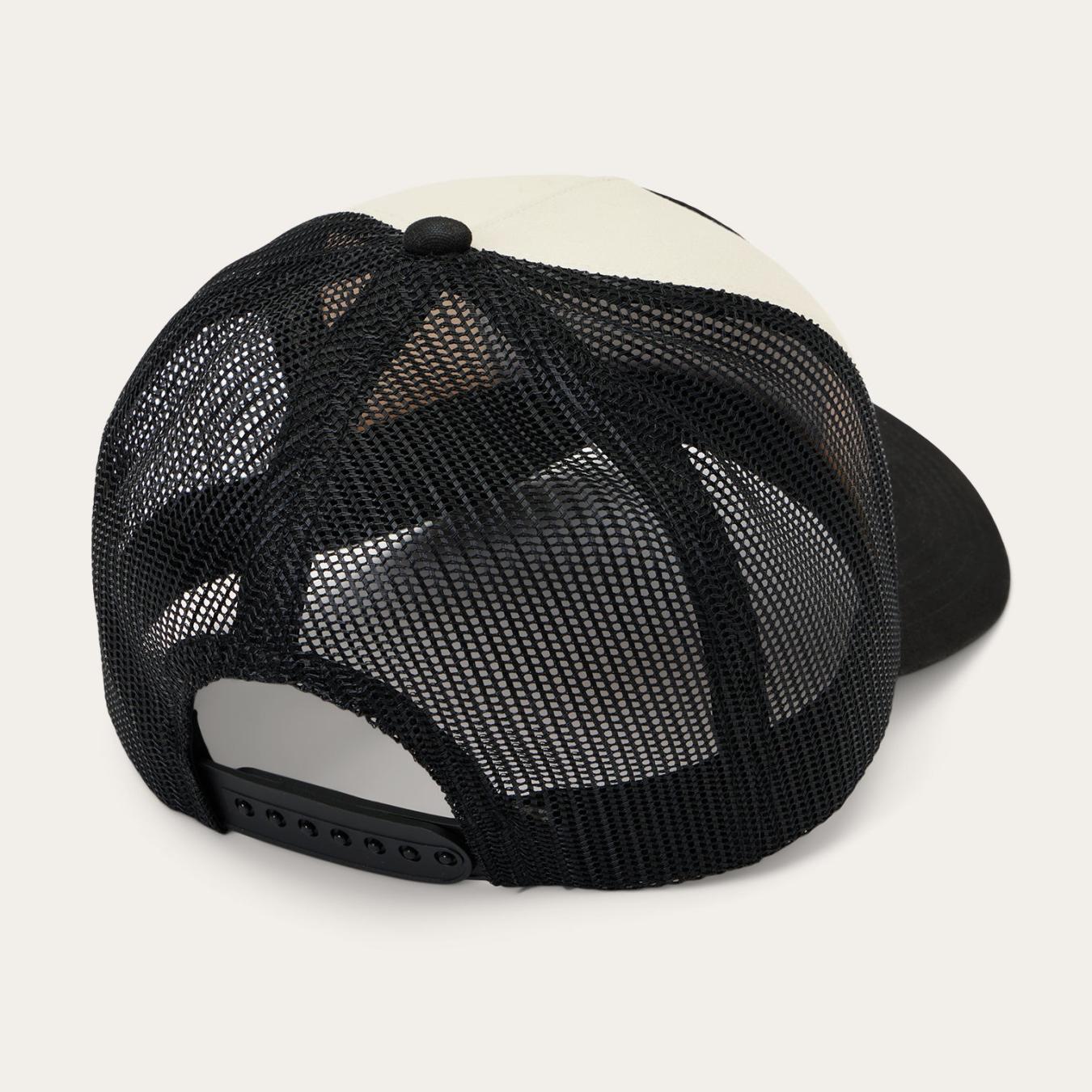 Men/Women Caps & Truckers Stetson Mountain Sunset Trucker Cap Off White / Black