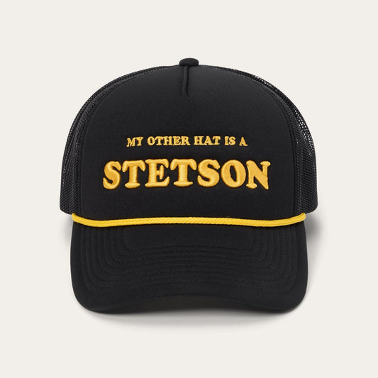Men/Women Caps & Truckers Stetson My Other Hat Is A Stetson Trucker Cap Black