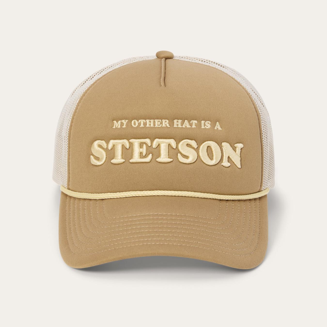 Men/Women Caps & Truckers Stetson My Other Hat Is A Stetson Trucker Cap Tan