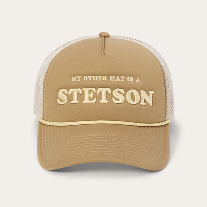 Men/Women Caps & Truckers Stetson My Other Hat Is A Stetson Trucker Cap Tan