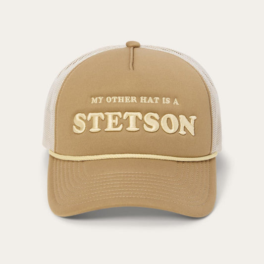 Men/Women Caps & Truckers Stetson My Other Hat Is A Stetson Trucker Cap Tan