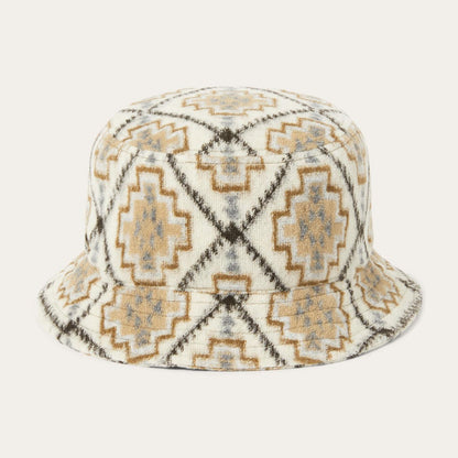 Men/Women Caps & Truckers Stetson Navajo Jersey Bucket Hat Off White / Beige