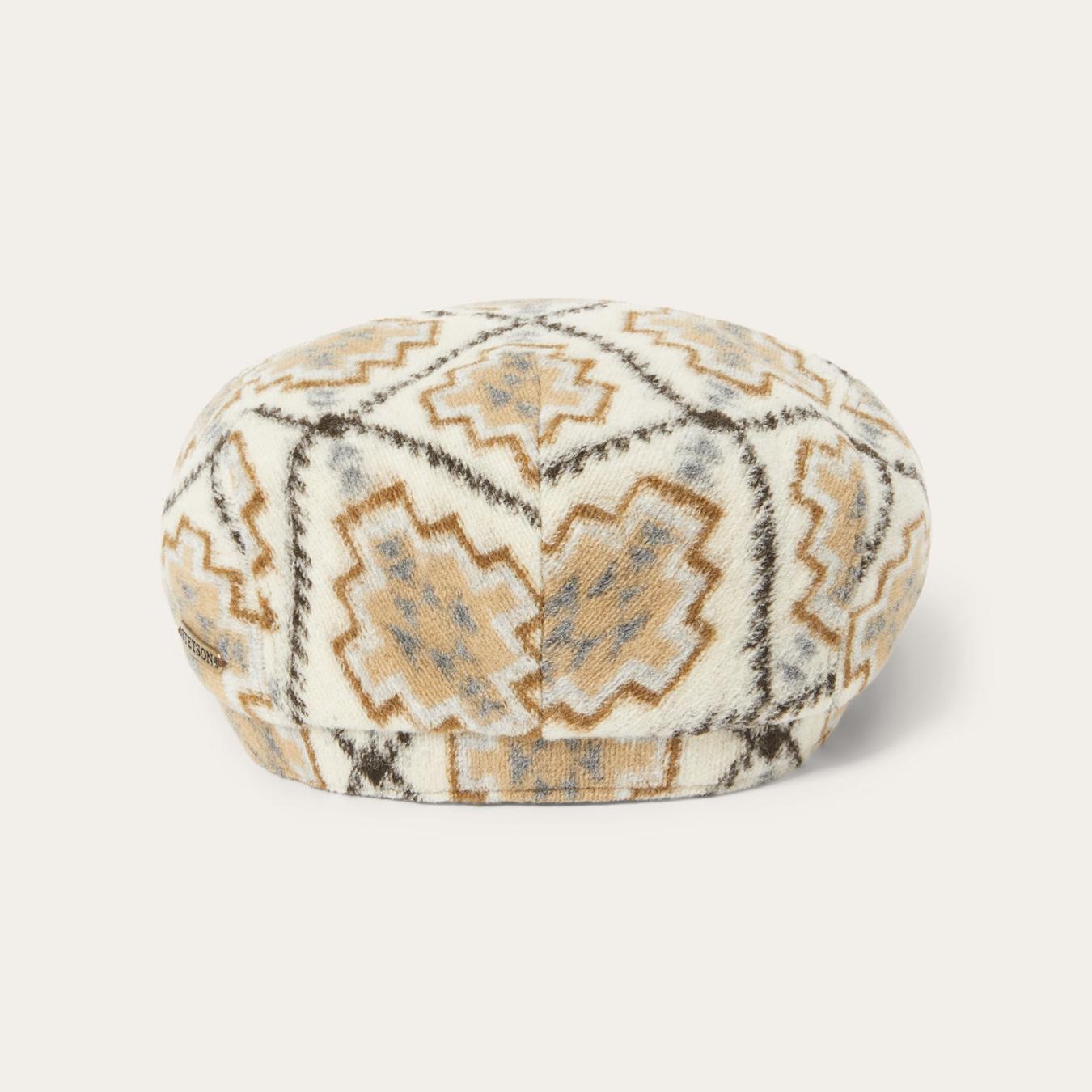 Men/Women Caps & Truckers Stetson Navajo Jersey Driver Cap Off White / Beige