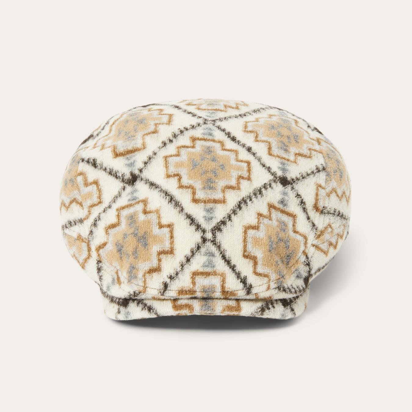 Men/Women Caps & Truckers Stetson Navajo Jersey Driver Cap Off White / Beige