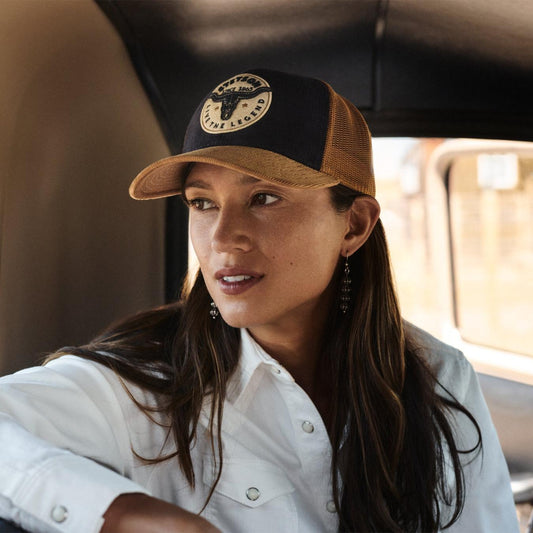 Men/Women Caps & Truckers Stetson Navy Longhorn Trucker Cap Navy
