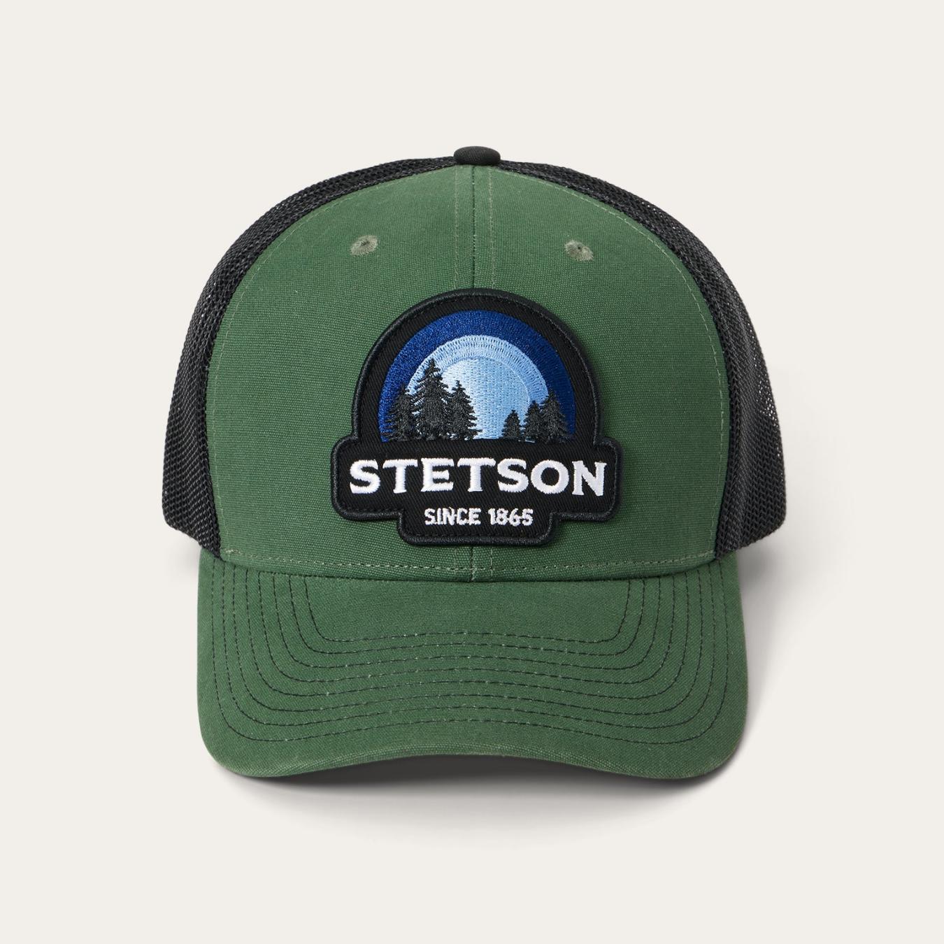 Men/Women Caps & Truckers Stetson Olive Sunset Trucker Cap Olive