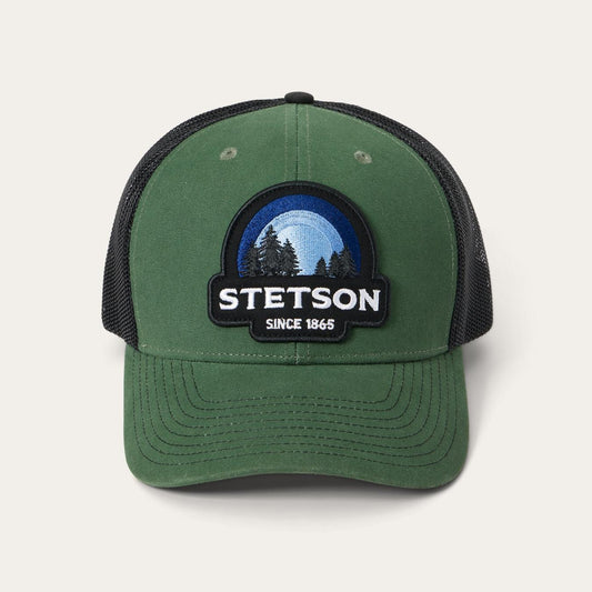 Men/Women Caps & Truckers Stetson Olive Sunset Trucker Cap Olive