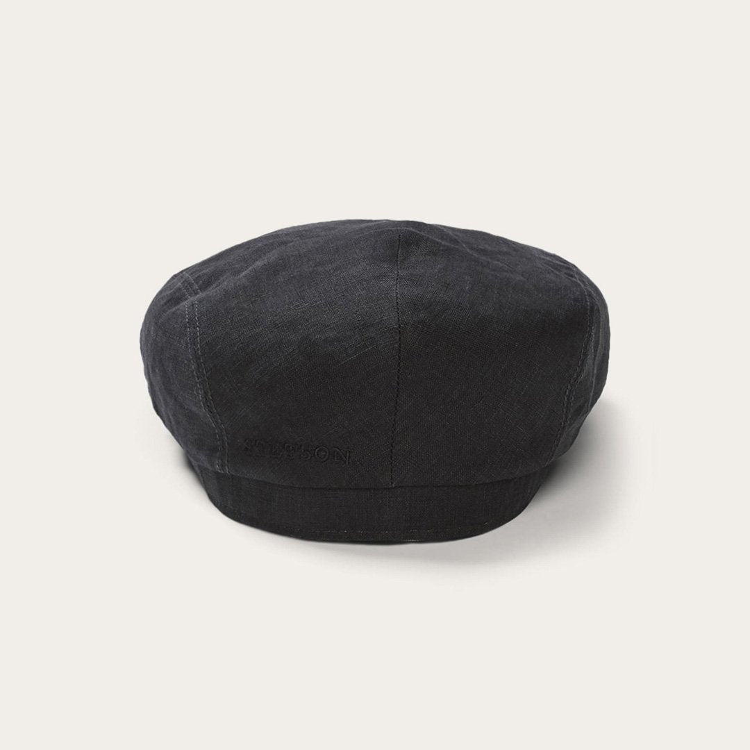 Men/Women Caps & Truckers Stetson Premium Linen Driver Cap Black