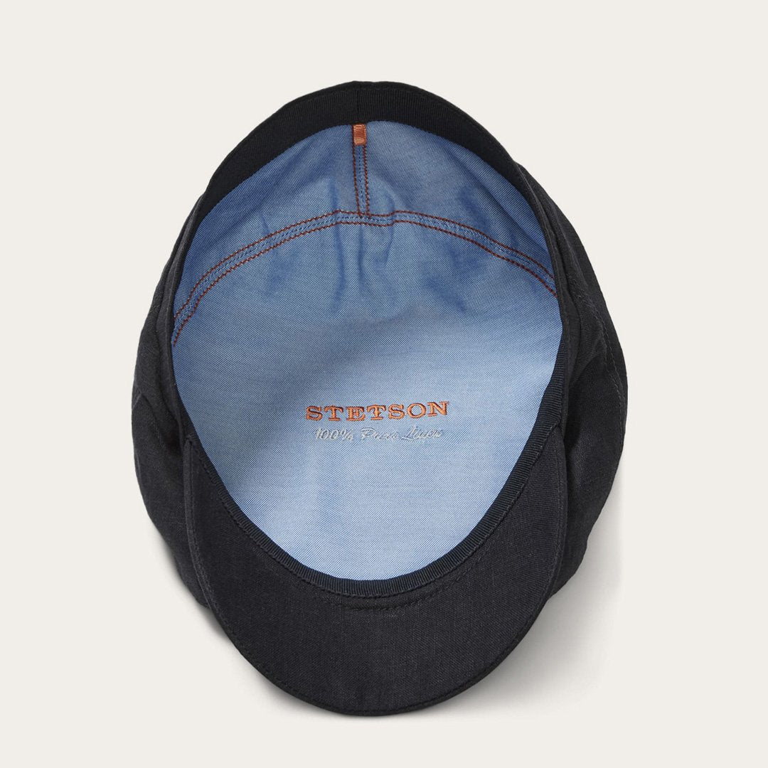 Men/Women Caps & Truckers Stetson Premium Linen Driver Cap Black