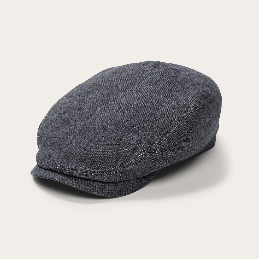 Men/Women Caps & Truckers Stetson Premium Linen Driver Cap Denim Grey