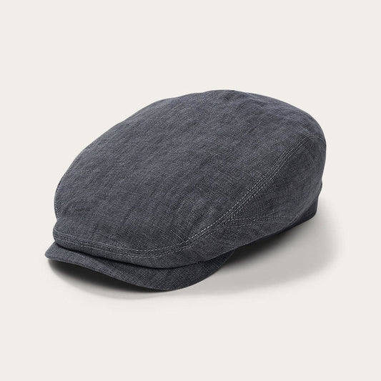 Men/Women Caps & Truckers Stetson Premium Linen Driver Cap Denim Grey