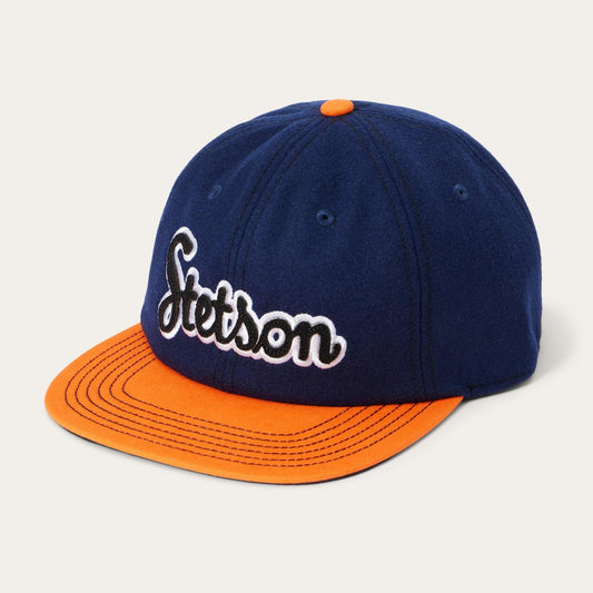Men/Women Caps & Truckers Stetson Retro Script Baseball Cap Navy