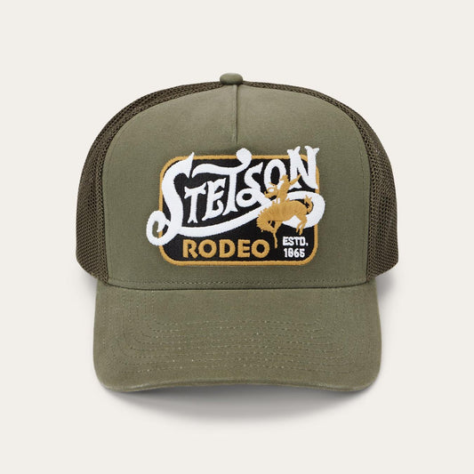 Men/Women Caps & Truckers Stetson Rodeo Patch Trucker Cap Olive