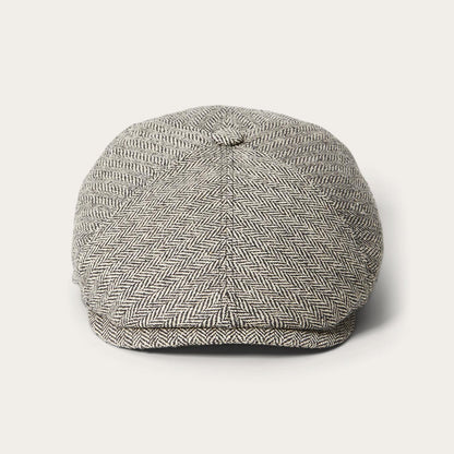 Men/Women Caps & Truckers Stetson Silk Six-Panel Cap Black Herringbone