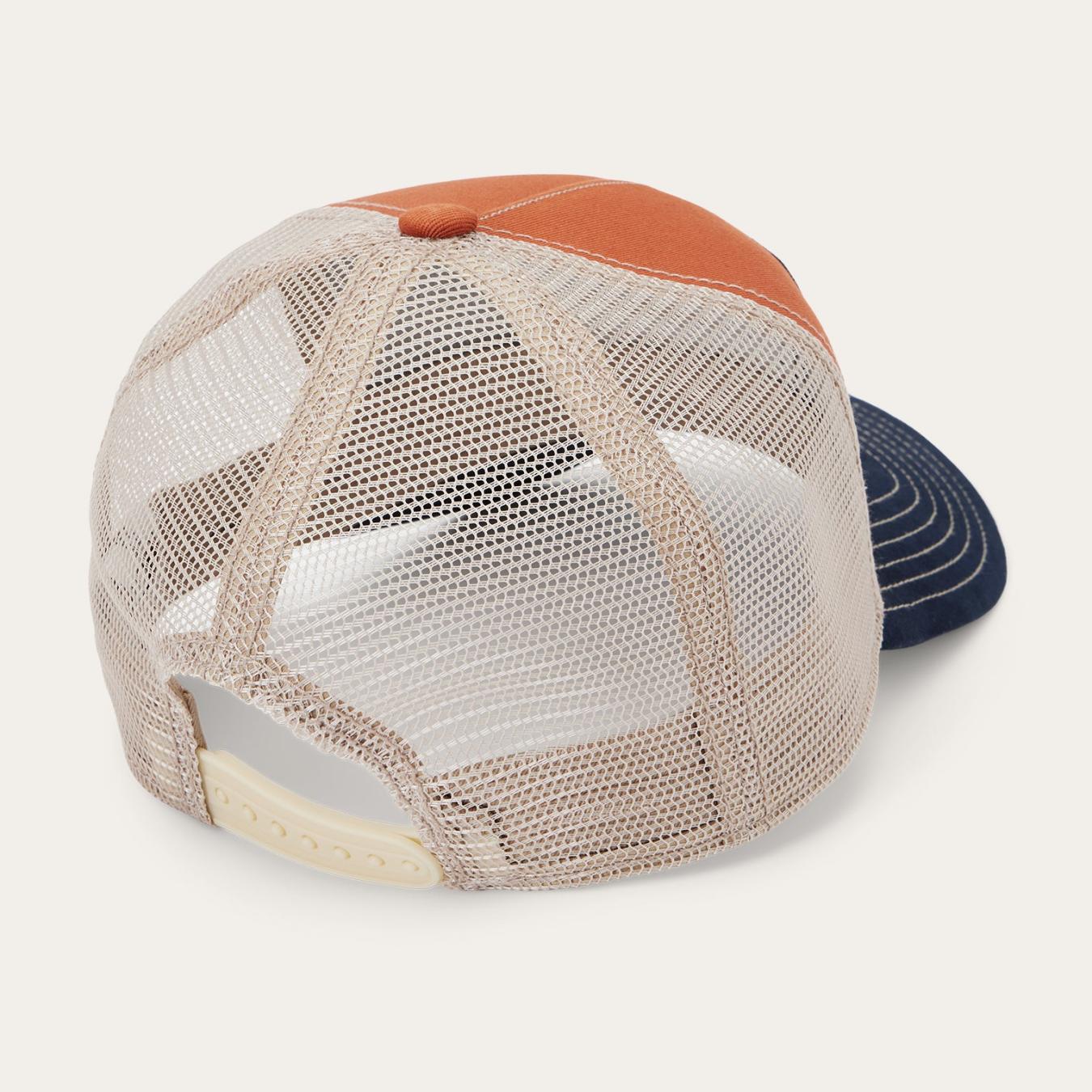 Men/Women Caps & Truckers Stetson Spark Plug Trucker Cap Navy/rust Orange