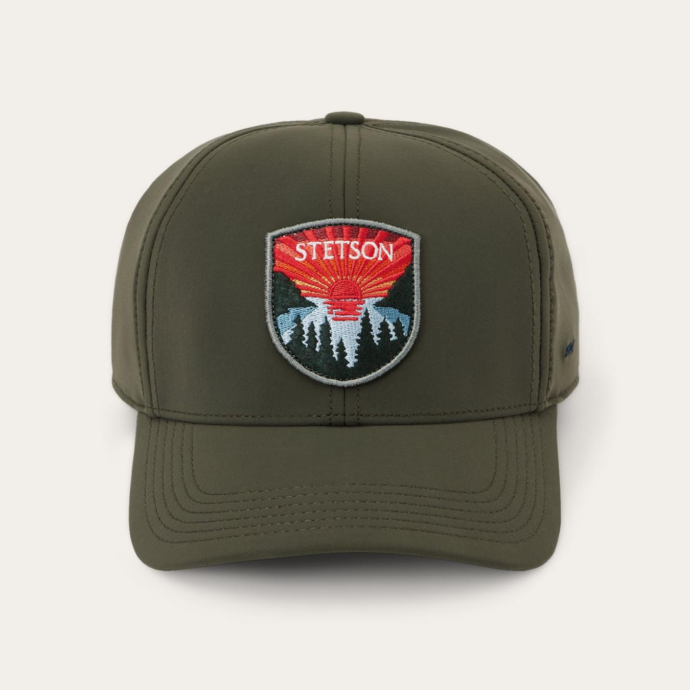 Men/Women Caps & Truckers Stetson Sunset Baseball Cap Olive