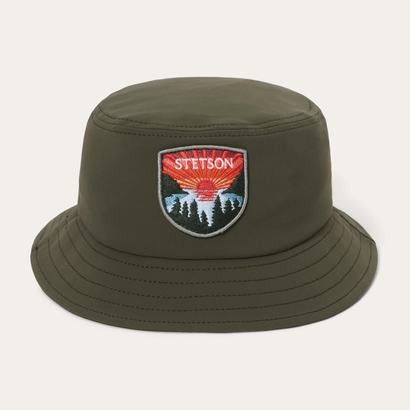 Men/Women Caps & Truckers Stetson Sunset Bucket Hat Olive
