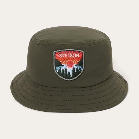 Men/Women Caps & Truckers Stetson Sunset Bucket Hat Olive