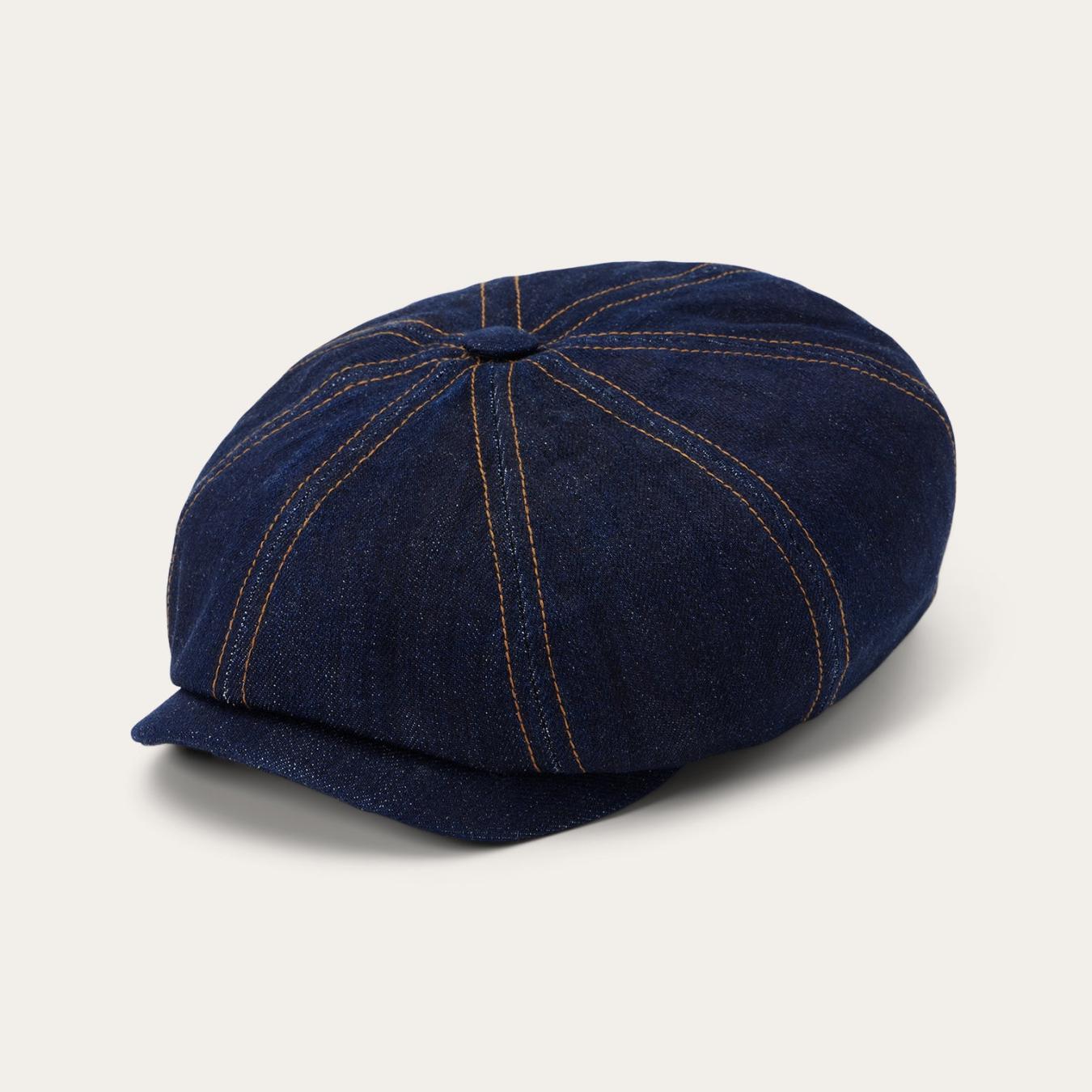 Men/Women Caps & Truckers Stetson Sustainable Denim Hatteras Dark Denim