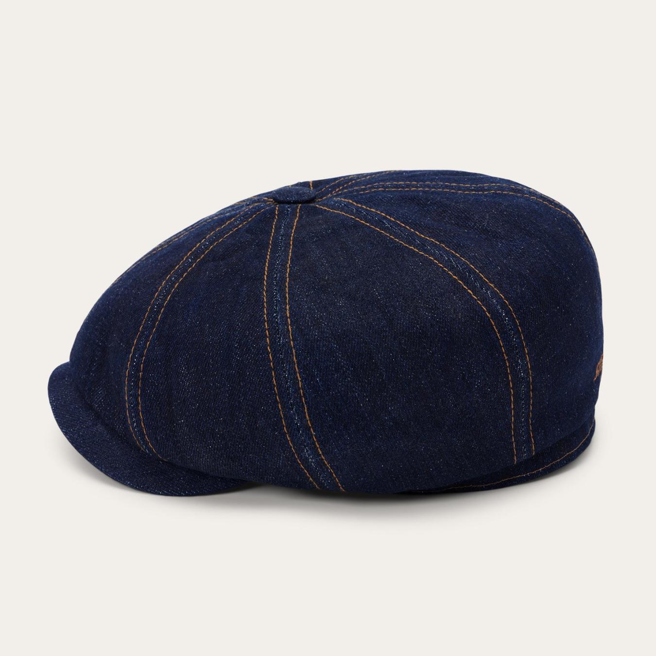 Men/Women Caps & Truckers Stetson Sustainable Denim Hatteras Dark Denim