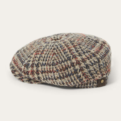Men/Women Caps & Truckers Stetson Virgin Wool Hatteras Beige/red/herringbone