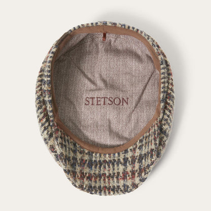 Men/Women Caps & Truckers Stetson Virgin Wool Hatteras Beige/red/herringbone