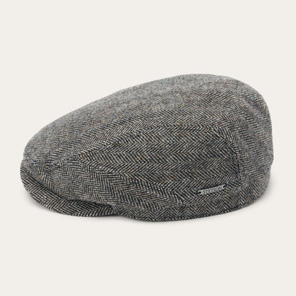 Men/Women Caps & Truckers Stetson Wool Herringbone Driver Cap Anthra Melange Herringbone