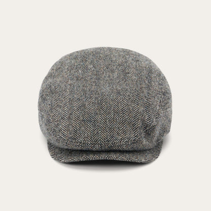 Men/Women Caps & Truckers Stetson Wool Herringbone Driver Cap Anthra Melange Herringbone