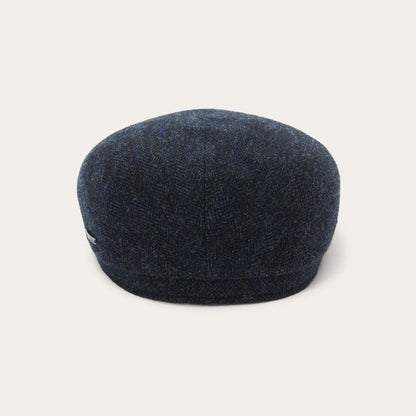 Men/Women Caps & Truckers Stetson Wool Herringbone Driver Cap Dark Navy Herringbone